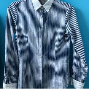 Brooks Brothers Red Fleece Blue Striped Oxford - 6